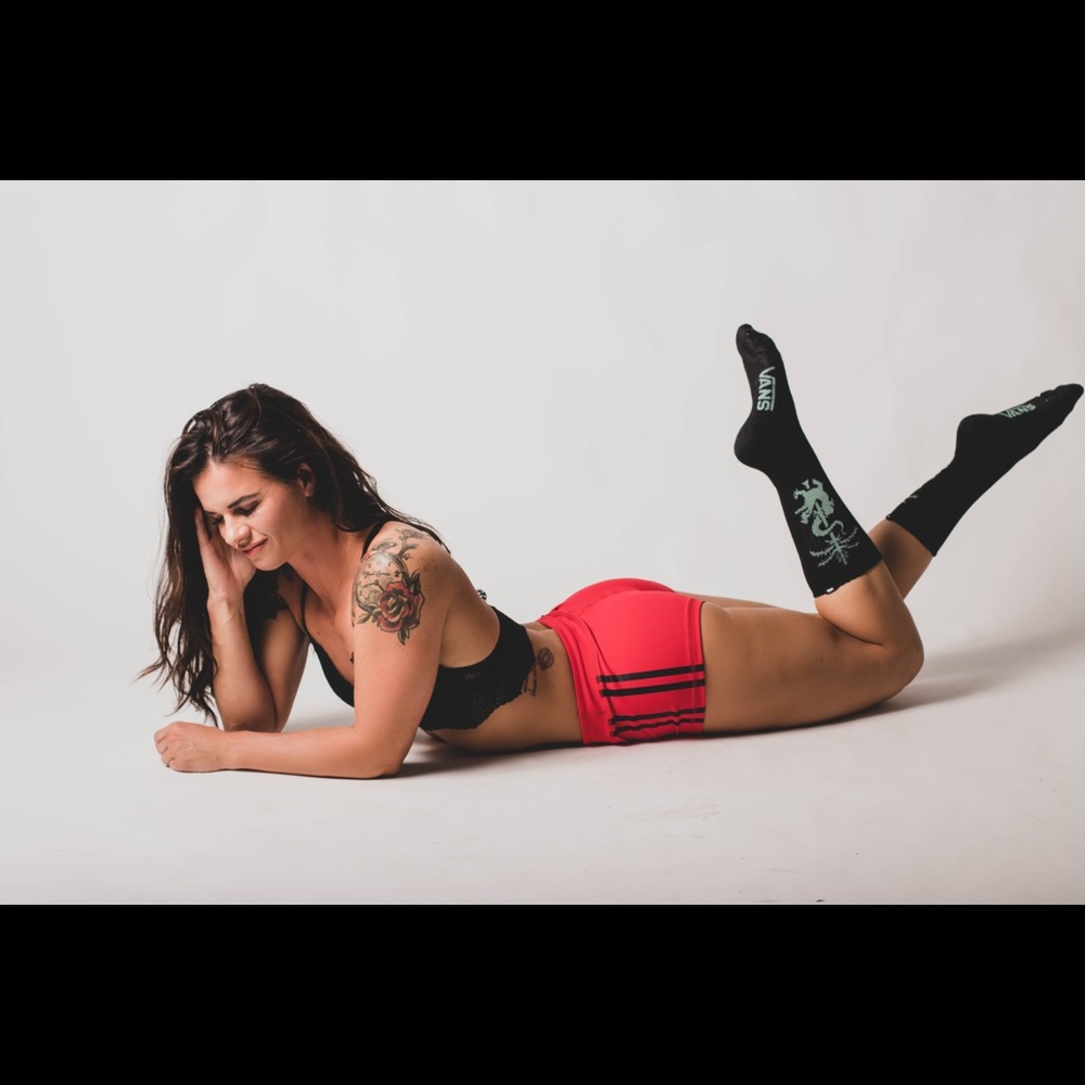 Savage Barbell Red Shorts. Loved them they just are too small now.